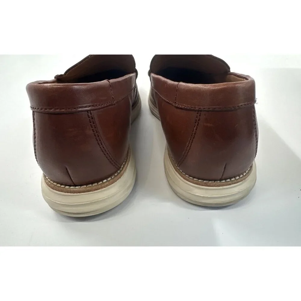 Cole Haan Penny Loafers Mens 13 Brown Leather Boat Shoes Slip On Grand in Box
